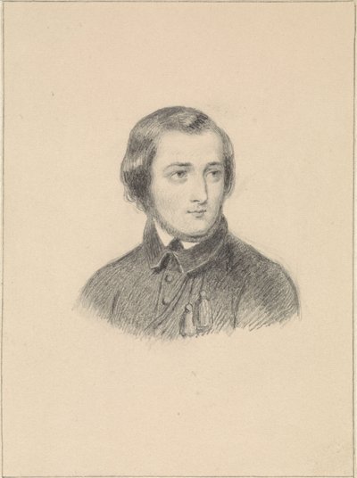 Portrait of Willem Geefs, by Fanny Geefs-Corr (1840-1842) by Fanny Geefs
